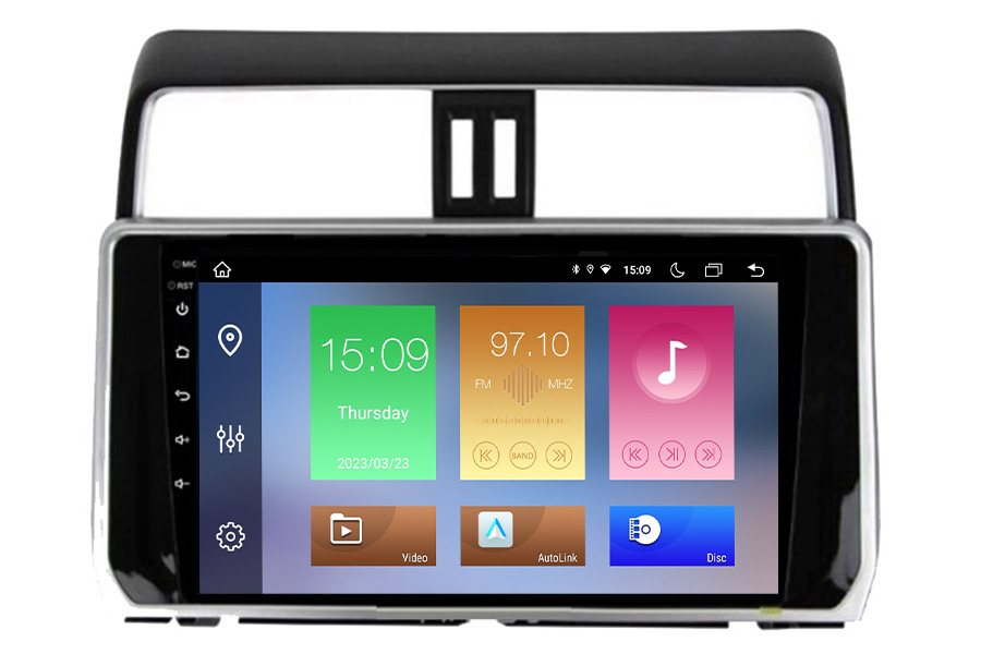 Toyota Prado 2017-2019 (J150) Aftermarket Radio Upgrade carplay dab  