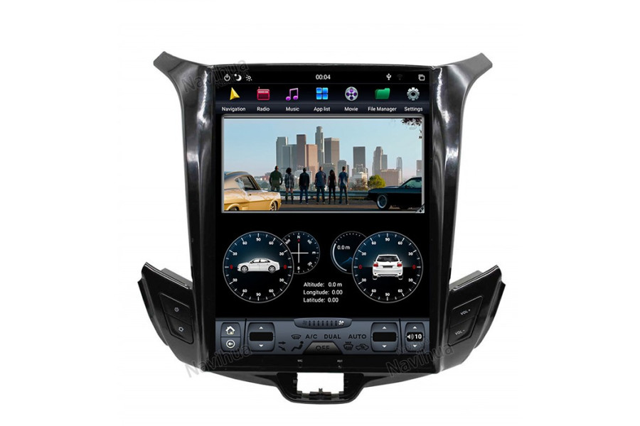 Chevrolet Cruze 2015 Tesla style 10.4 inch Android Car DVD Player 