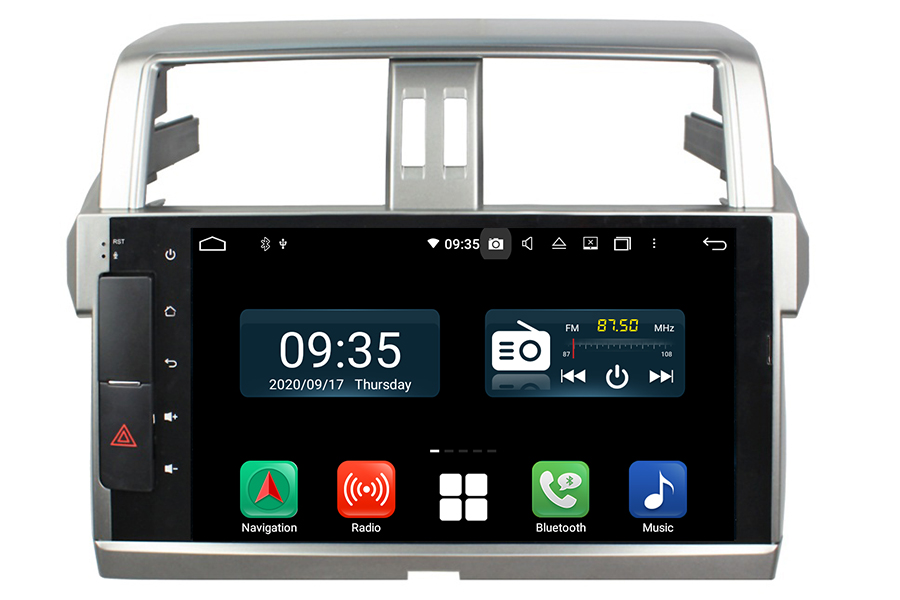 Toyota Prado 2014-2015 (J150) Aftermarket Radio Upgrade carplay dab  