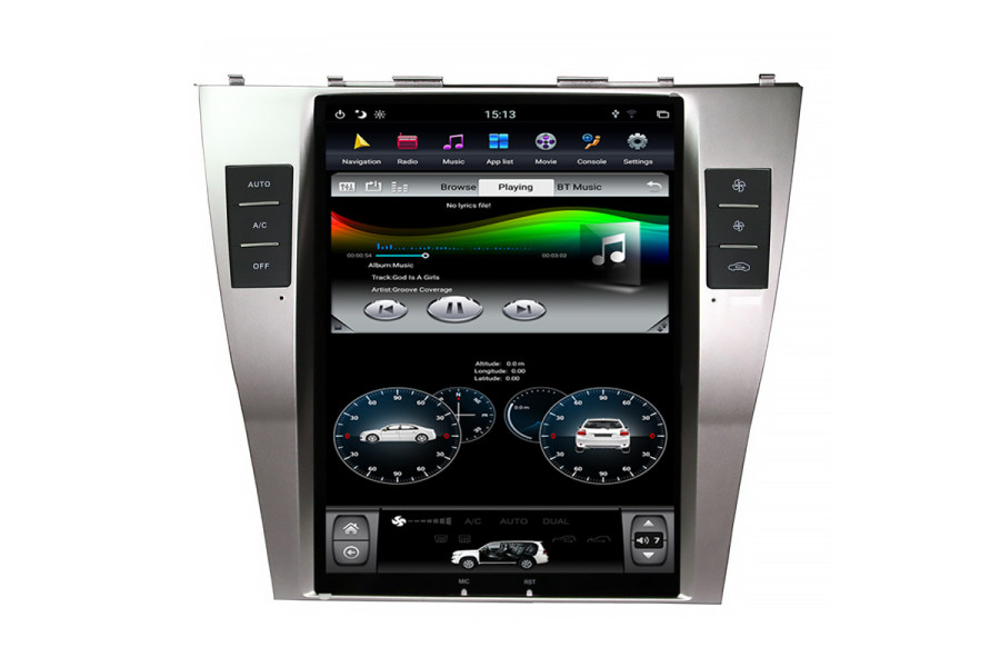 Toyota Camry 2007-2011 Tesla style 10.4 inch Android Car DVD Player 