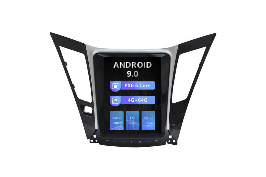 Hyundai Sonata 8 2011-2015 Tesla style 10.4 inch Android Car DVD Player 