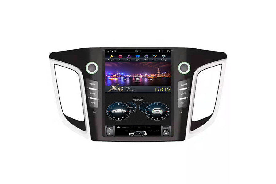 Hyundai IX25 Tesla style 10.4 inch Android Car DVD Player 