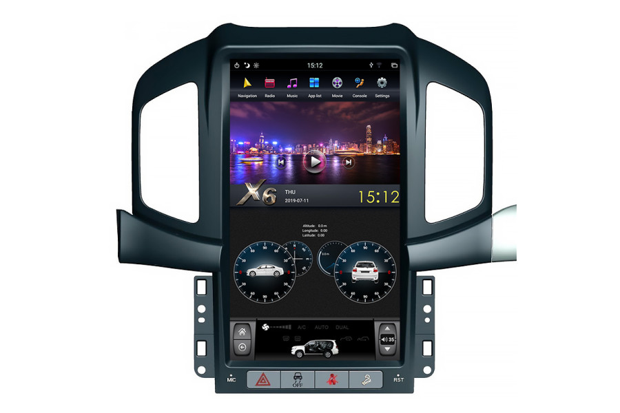 Chevrolet Captiva 2013-2017 Tesla style 13.6" Android Car DVD Player