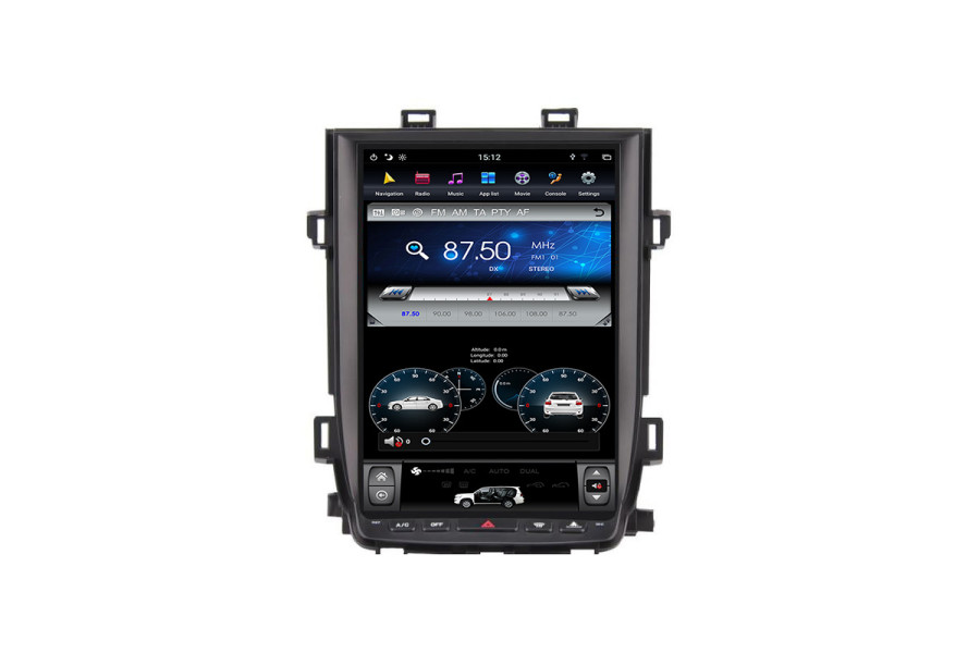 Toyota Alphard 20 2010-2014 Tesla style 12.1 inch Android Car DVD Player 