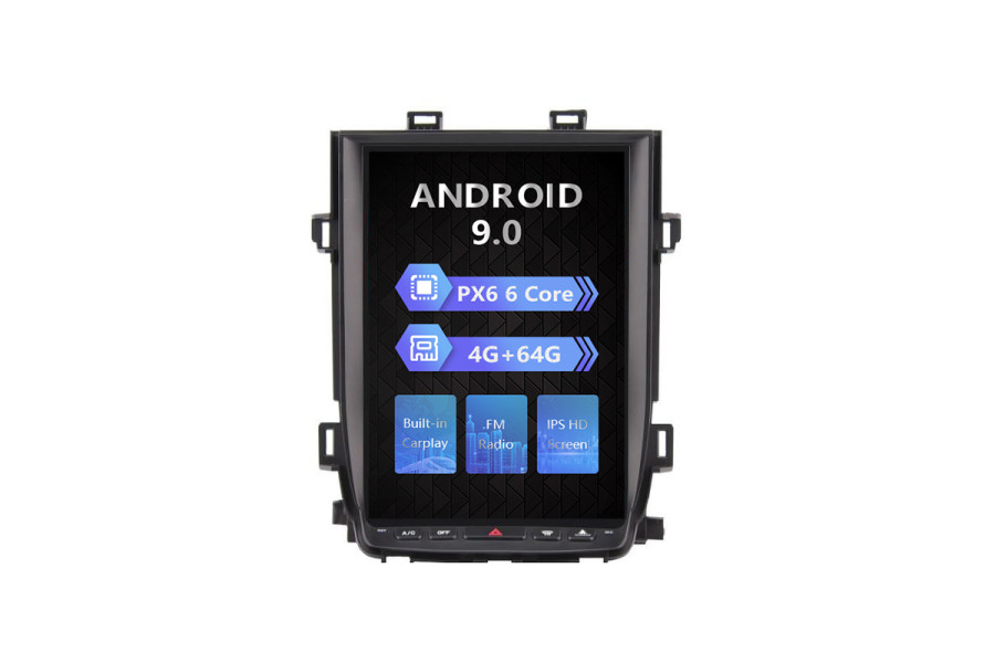 Toyota Alphard 20 2010-2014 Tesla style 12.1 inch Android Car DVD Player 