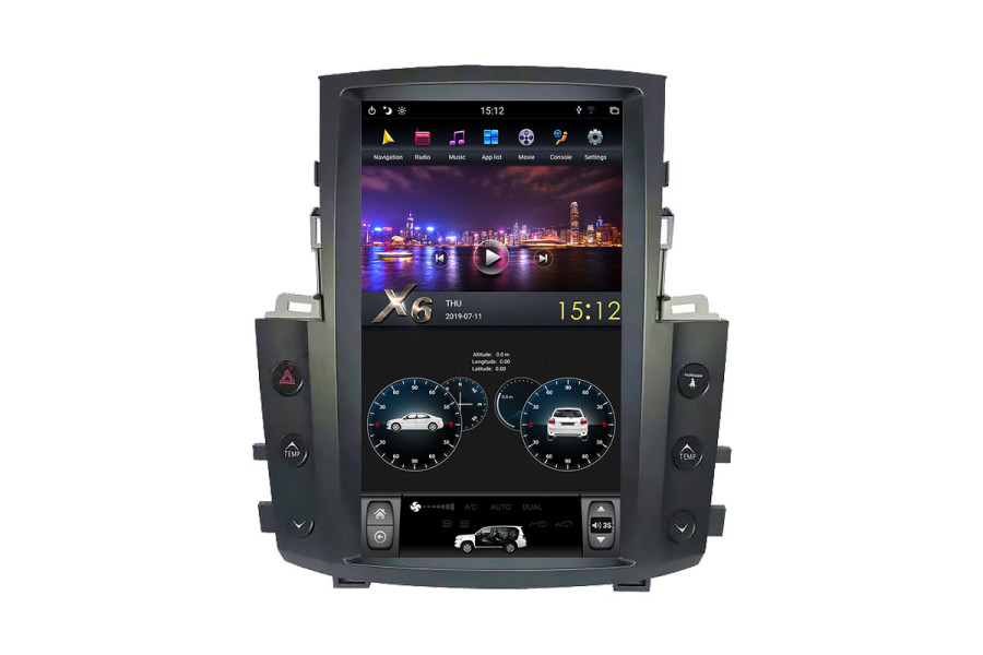 Lexus LX570 2007-2015 Tesla style 13.6 inch Android Car DVD Player 