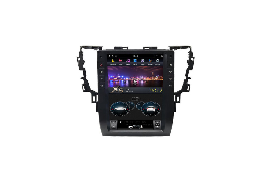 Toyota Alphard 30 2015-2019 Tesla style 13 inch Android Car DVD Player 