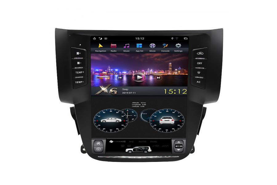 Nissan Sylphy 2012-2016 Tesla style 10.4 inch Android Car DVD Player 