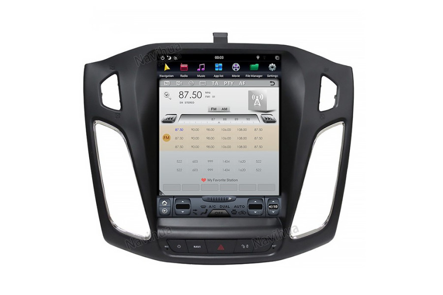Ford Focus 2013-2017 Tesla style 10.5 inch Android Car DVD Player 