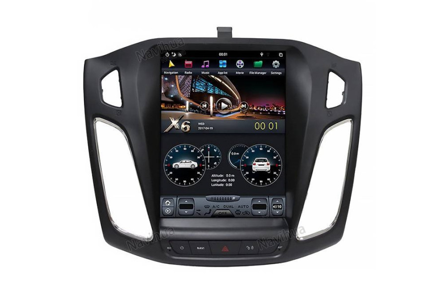 Ford Focus 2013-2017 Tesla style 10.5 inch Android Car DVD Player 