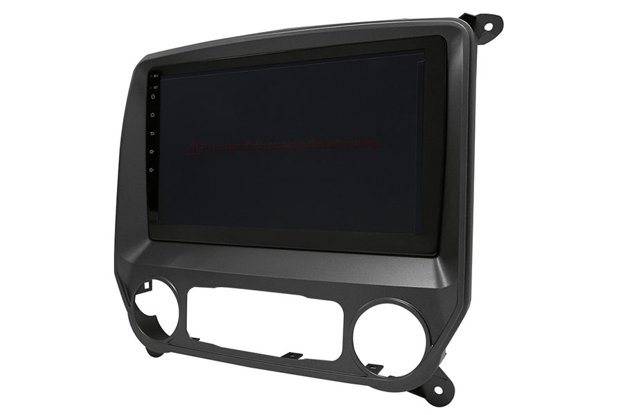 Chevrolet Silverado Plateado 2014-2019 Aftermarket Radio Upgrade 