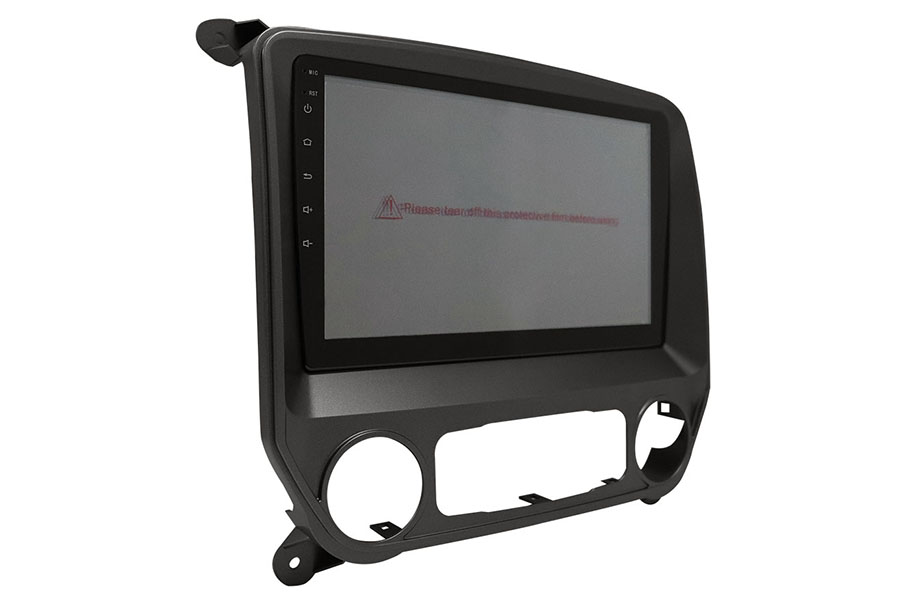 Chevrolet Silverado Plateado 2014-2019 Aftermarket Radio Upgrade 