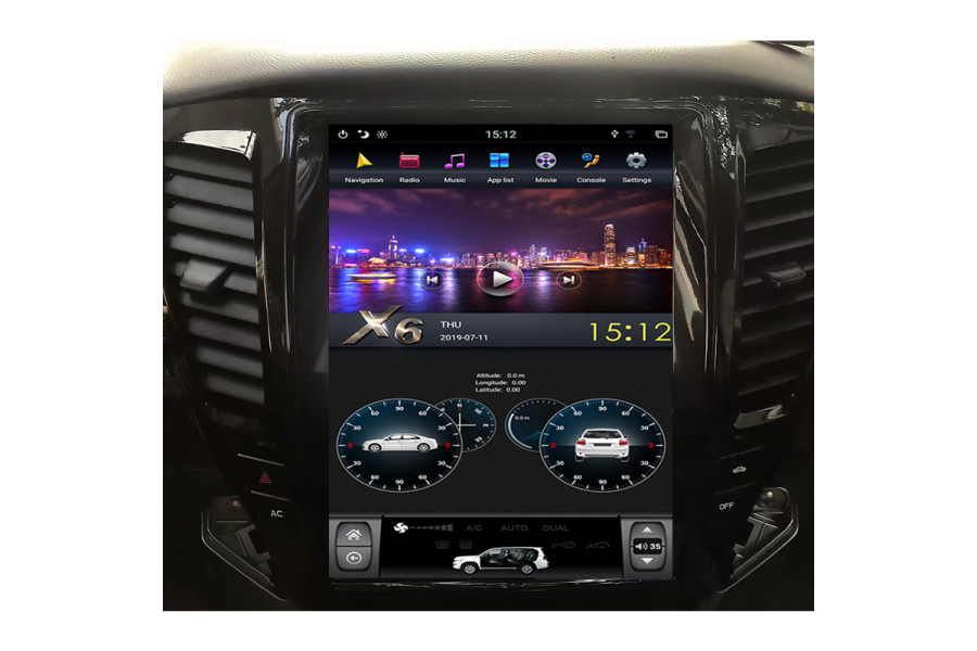 Mitsubishi Pajero 2017 Tesla style 10.4 inch Android Car DVD Player 