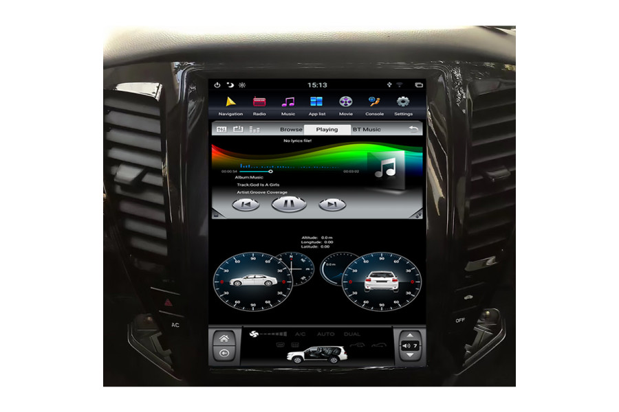 Mitsubishi Pajero 2017 Tesla style 10.4 inch Android Car DVD Player 