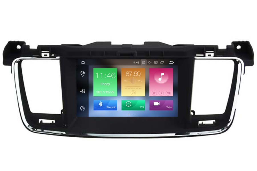 Peugeot 508 2010-2014 Autoradio GPS Aftermarket Android Head Unit Navigation Car Stereo 