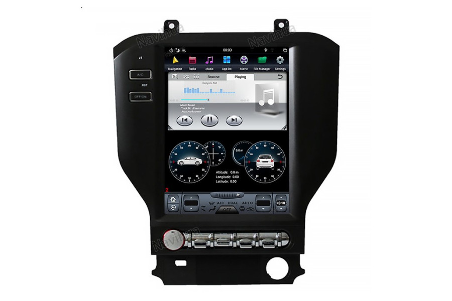 Ford Mustang 2011-2016 Tesla style 11.8 inch Android Car DVD Player 