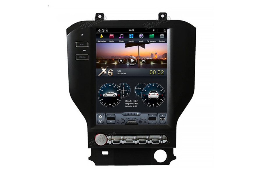 Ford Mustang 2011-2016 Tesla style 11.8 inch Android Car DVD Player 