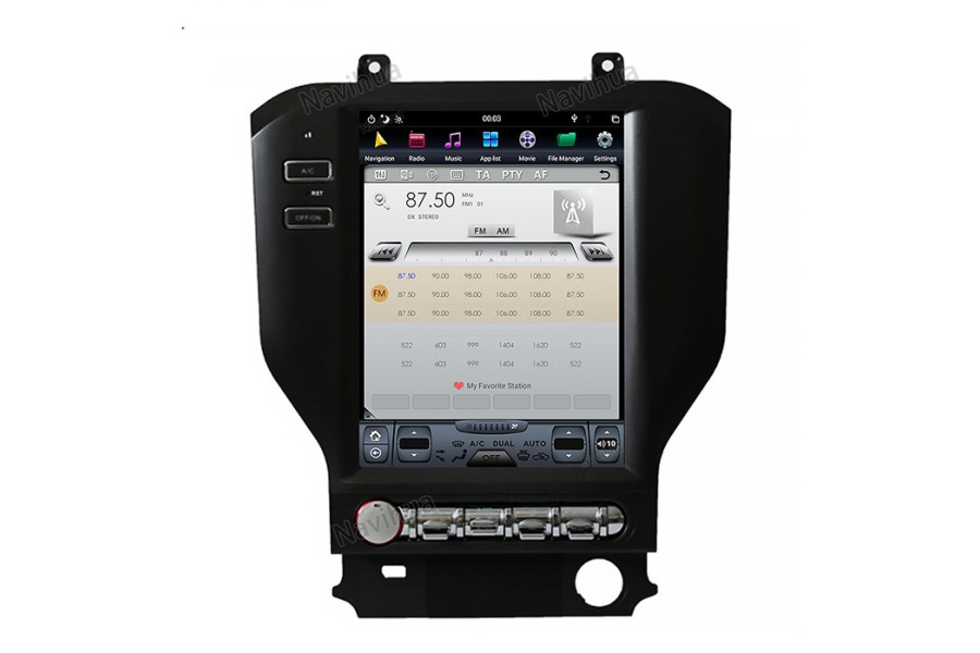 Ford Mustang 2011-2016 Tesla style 11.8 inch Android Car DVD Player 