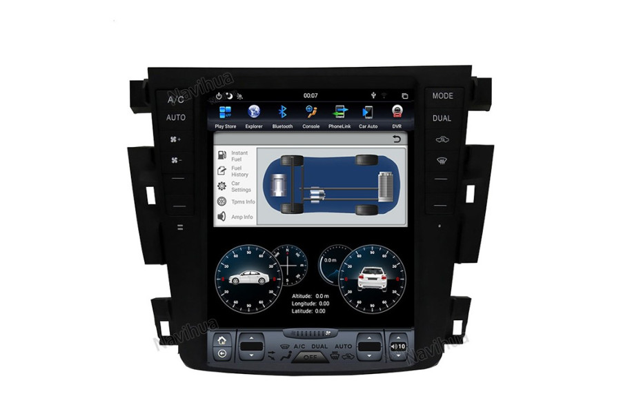 Nissan Teana 2003-2007 Tesla style 10.4 inch Android Car DVD Player 
