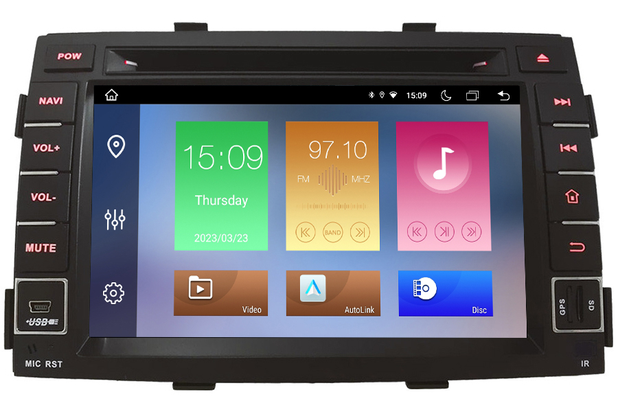 Kia Sorento 2009-2012 Autoradio GPS Aftermarket Android Head Unit Navigation Car Stereo 