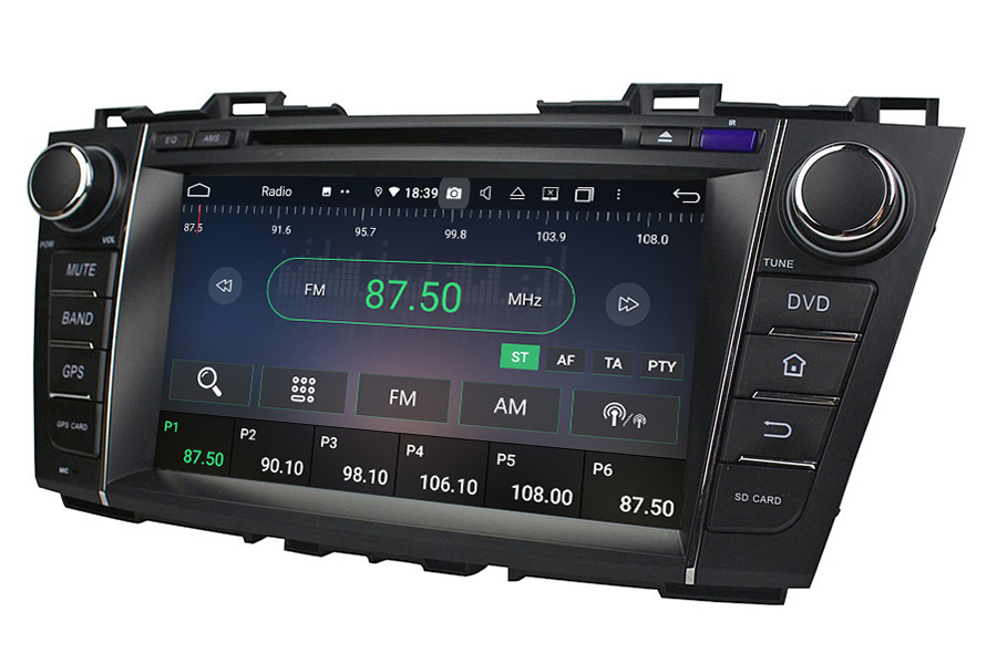 Mazda 5 2010-2015 Autoradio GPS Aftermarket Android Head Unit Navigation Car Stereo 