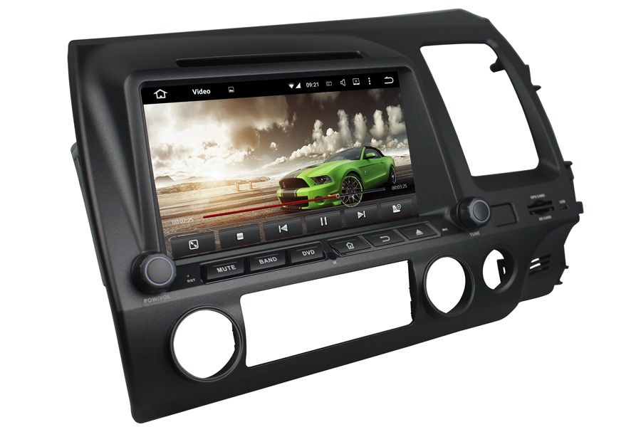 Honda Civic 2006-2011 RHD Autoradio GPS Aftermarket Android Head Unit Navigation Car Stereo 