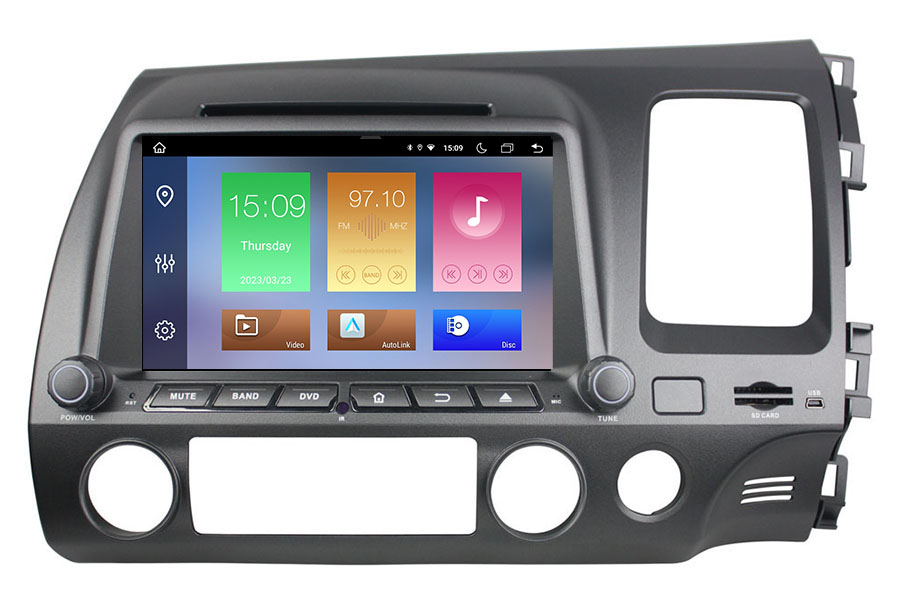 Honda Civic 2006-2011 RHD Autoradio GPS Aftermarket Android Head Unit Navigation Car Stereo 