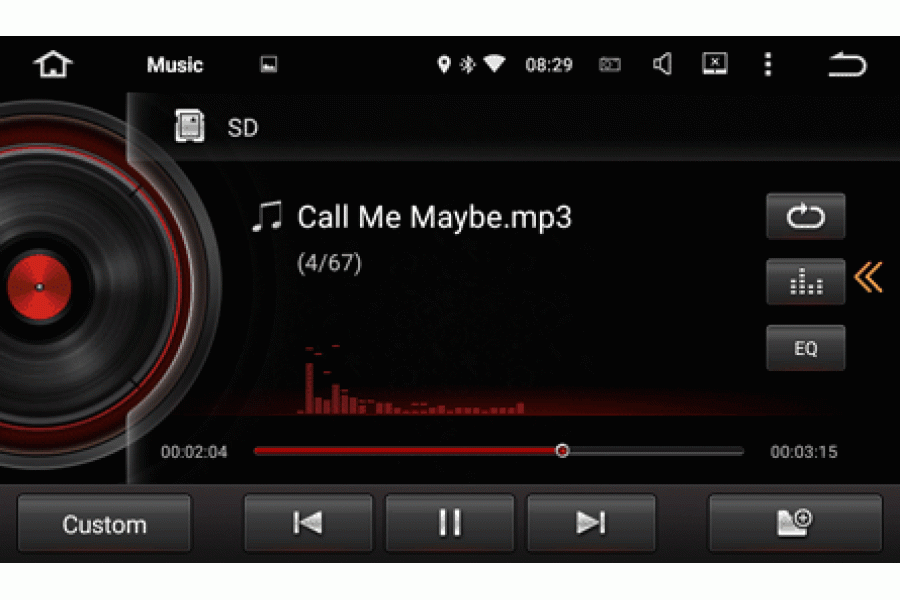 Honda CR-V 2012-2016 Autoradio GPS Aftermarket Android Head Unit Navigation Car Stereo 