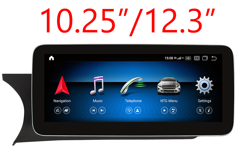 Mercedes-Benz C(W204) LHD 2011-2014 radio upgrade DAB 
