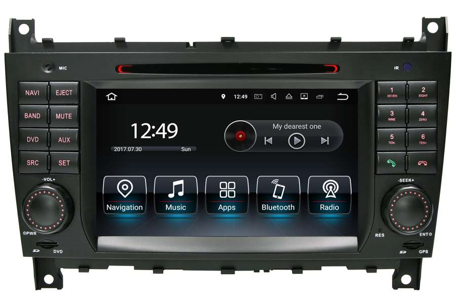Mercedes-Benz C-W203/G-W463 Aftermarket Radio Upgrade Autoradio GPS Aftermarket Android Head Unit Navigation Car Stereo 