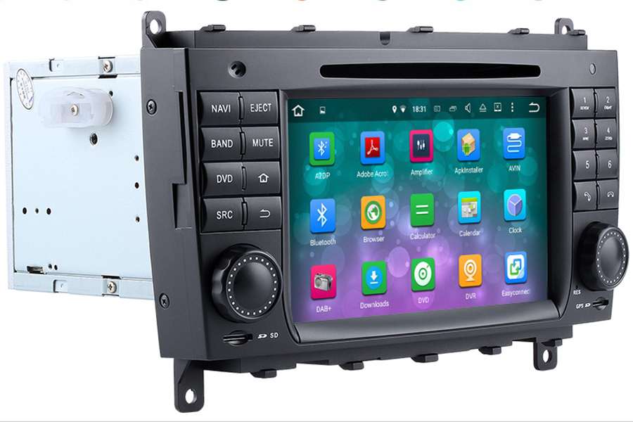 Mercedes-Benz C-W203/G-W463 Aftermarket Radio Upgrade Autoradio GPS Aftermarket Android Head Unit Navigation Car Stereo 