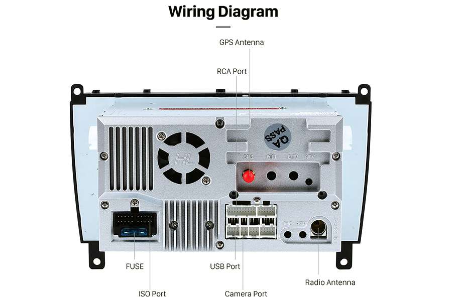 Mercedes-Benz C-W203/G-W463 Aftermarket Radio Upgrade Autoradio GPS Aftermarket Android Head Unit Navigation Car Stereo 