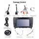 Mercedes-Benz C-W203/G-W463 Aftermarket Radio Upgrade Autoradio GPS Aftermarket Android Head Unit Navigation Car Stereo 