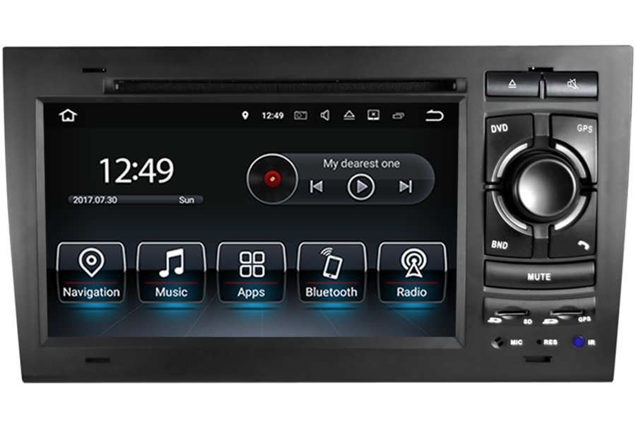 Audi A4 S4 RS4 B7 2002-2008 Aftermarket Radio Upgrade with CarPlay and DAB