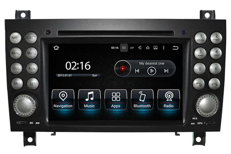 Mercedes-Benz slk-class R171 2004-2010 autoradio GPS Aftermarket Android Head Unit Navigation Car Stereo 