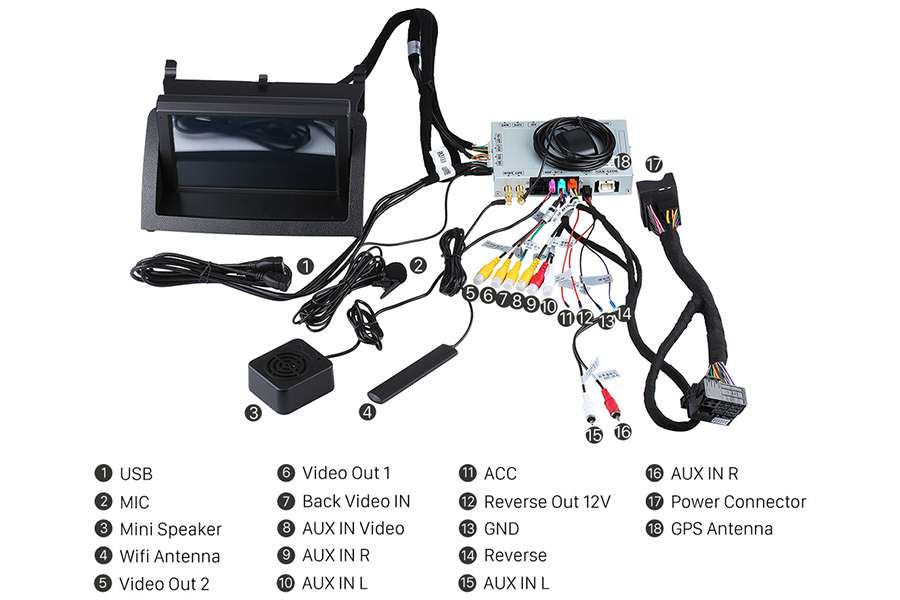 Mercedes-Benz C-Class (W204) 2007-2011 Autoradio GPS Aftermarket Android Head Unit Navigation Car Stereo 