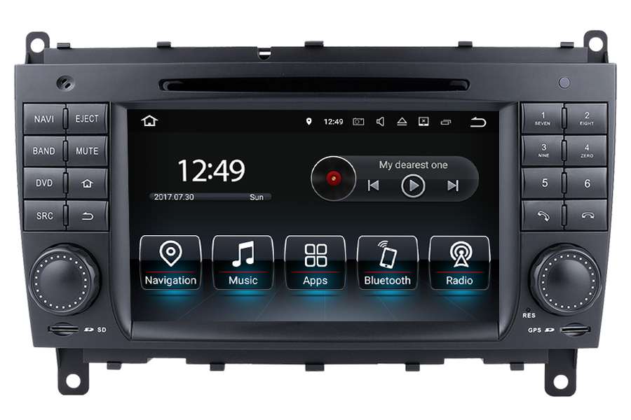 Mercedes-Benz CLK-Class (C209/W209) 2005-2009 Autoradio GPS Aftermarket Android Head Unit Navigation Car Stereo 