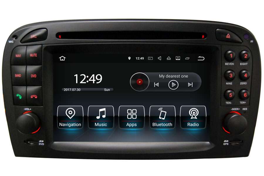 Mercedes-Benz SL-Class (R230) 2001-2005 Autoradio GPS Aftermarket Android Head Unit Navigation Car Stereo 