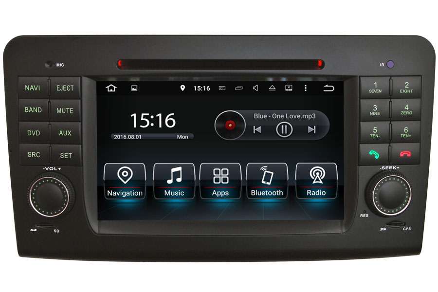 Mercedes-Benz GL-Class (X164)/ML-Class (W164) 2005-2012 Autoradio GPS Aftermarket Android Head Unit Navigation Car Stereo 