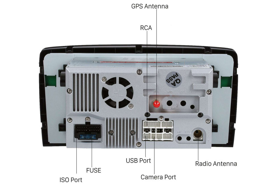 Mercedes-Benz GL-Class (X164)/ML-Class (W164) 2005-2012 Autoradio GPS Aftermarket Android Head Unit Navigation Car Stereo 