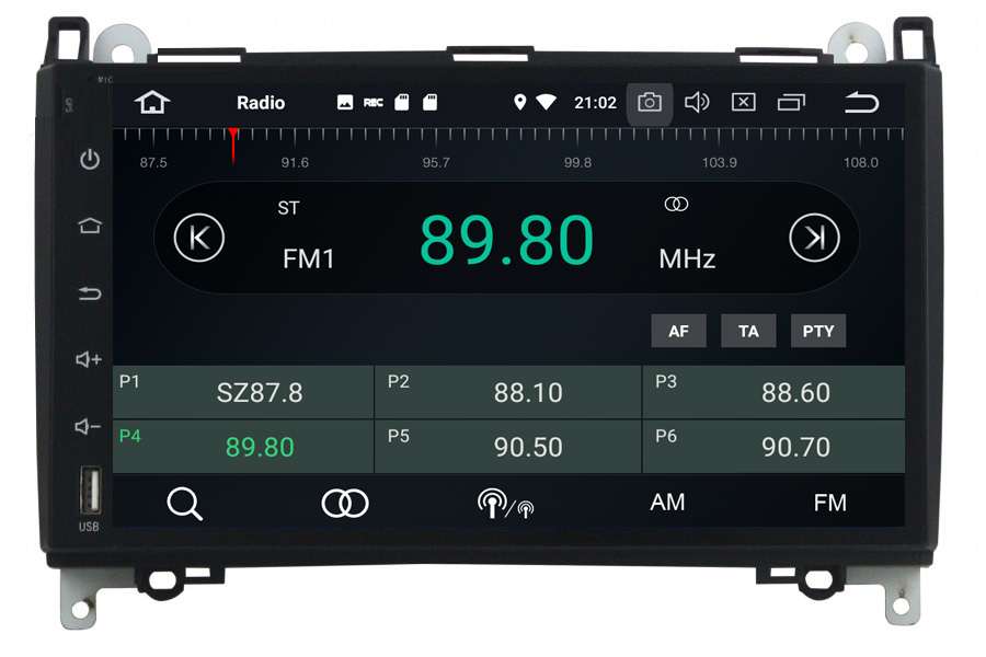 Mercedes-Benz Series/VW Crafter 2004-2016 Autoradio GPS Aftermarket Android Head Unit Navigation Car Stereo 