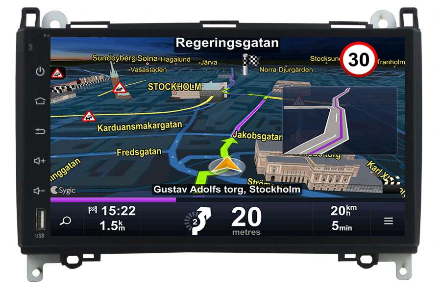 Mercedes-Benz Series/VW Crafter 2004-2016 Autoradio GPS Aftermarket Android Head Unit Navigation Car Stereo 