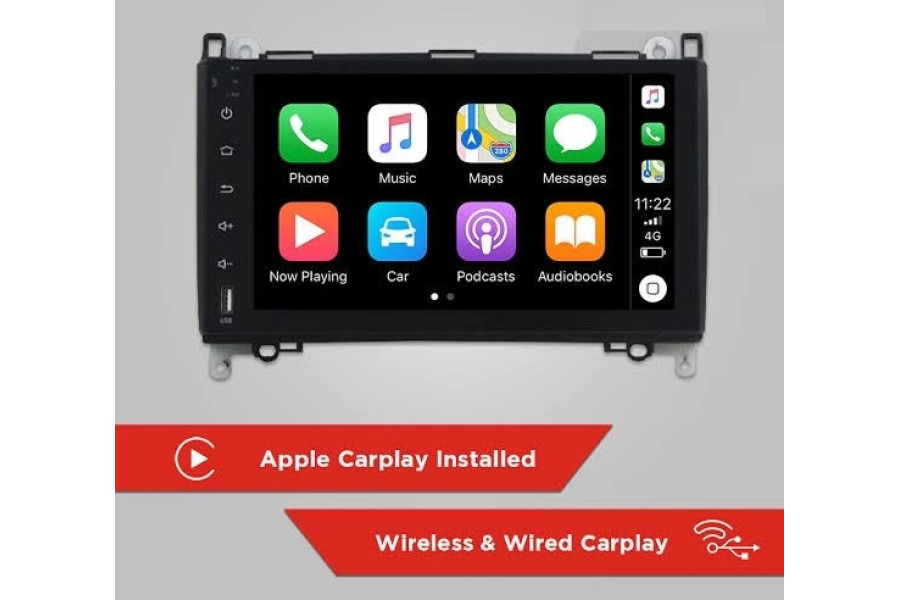 Mercedes-Benz A B Sprinter Viano Vito Aftermarket Radio Upgrade