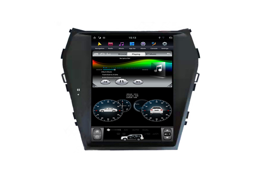 Hyundai IX45 Santa Fe Tesla style 10.4 inch Android Car DVD Player 