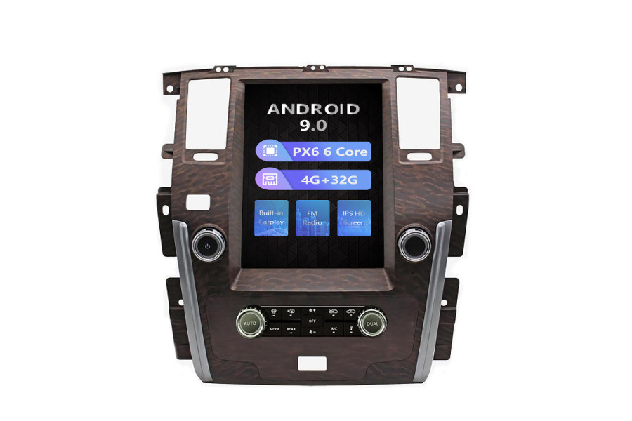 Nissan Patrol SE Tesla style 13.6 inch Android Car DVD Player 