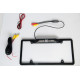 USA license plate frame back up camera