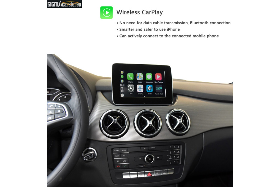 Mercedes Benz A Class B Class GLA Wireless CarPlay Android Auto Smart Module Carstereo Carplay dab 