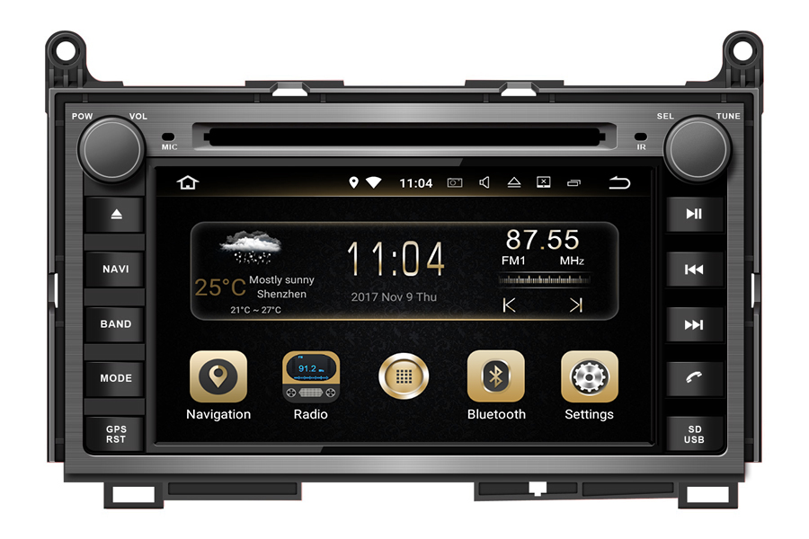 Toyota Venza 2008-2013 Autoradio GPS Aftermarket Android Head Unit Navigation Car Stereo 