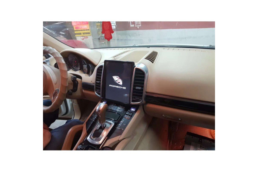 Porsche Cayenne 10.4" screen Tesla style 2011-2016 Aftermarket Android Head Unit Navigation Car Stereo 
