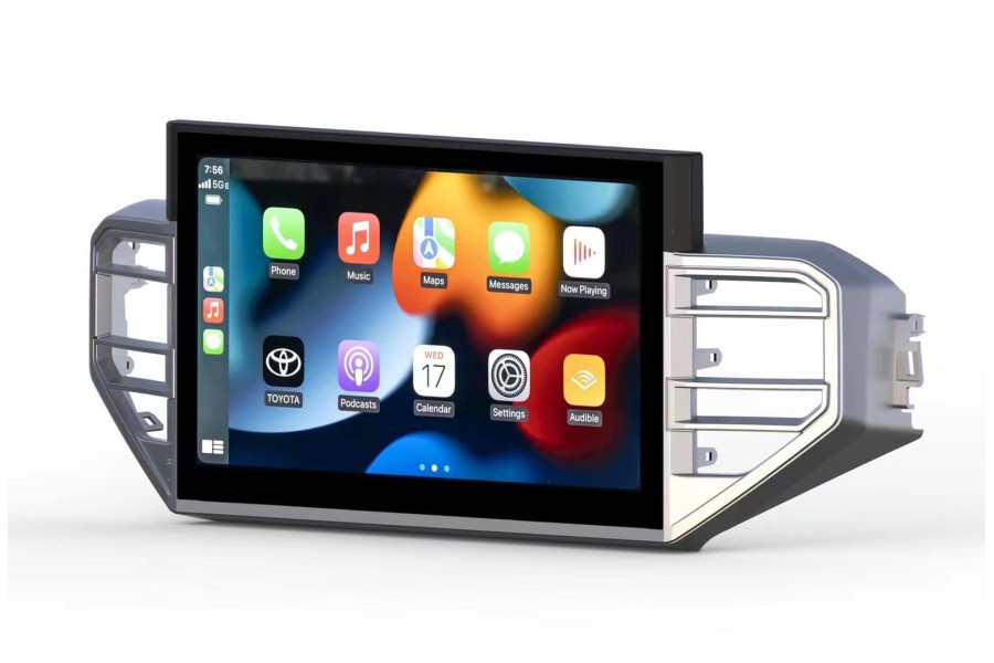 Toyota Tundra Sequoia 2022 13.3 inch aftermarket radio upgrade system carplay head unit